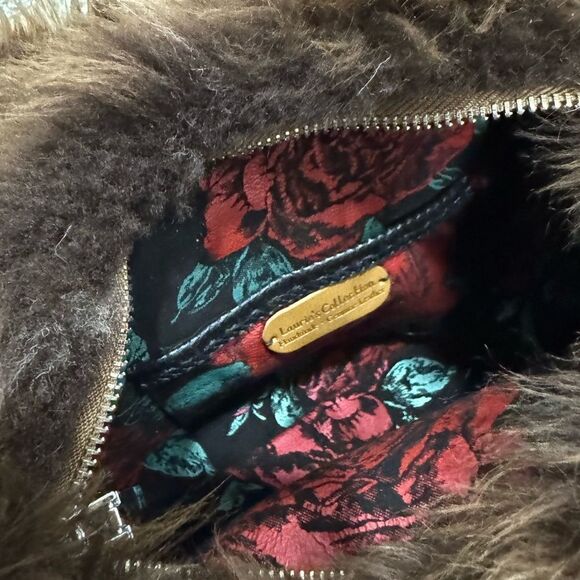 Brownish Handmade Natural Shearling Leather Top Handle Bag/ShoulderBag/Crossbody - Picture 15 of 16